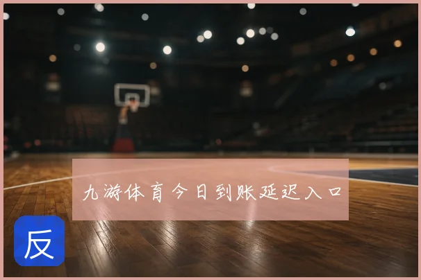 九游体育今日到账延迟入口
